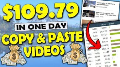Affiliate Marketing For Beginners To Make $100+ A Day Copying and Pasting Video Clips!
