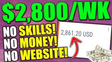 EASIEST Way To Make $2,800/Wk With NO SKILLS (Detailed BEGINNER Affiliate Marketing Tutorial)