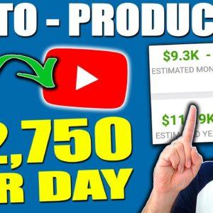 How to Make Money on YouTube WITHOUT Making Videos Yourself (Auto Produced Videos)