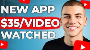 Get Paid to Watch YouTube: $250/Hour NEW App Worldwide Available!