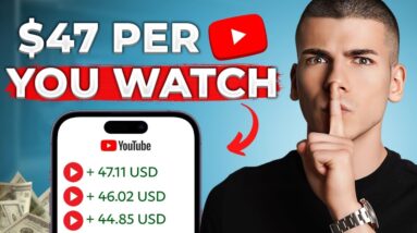 How I Make $470/Hour Watching YouTube Videos (Make Money Online) 10 How I Make $470/Hour Watching YouTube Videos (Make Money Online)