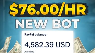 Learn How To Make $76.00/Hour Online As a Beginner With This Revolutionary New Bot for 2023! 20 (NEW BOT!) Earn $76.00/Hour As a Complete Beginner! Make Money Online 2023