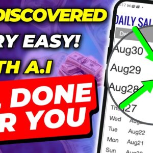 (UNDISCOVERED) Affiliate Marketing Tutorial To Make $1,000+ With AI