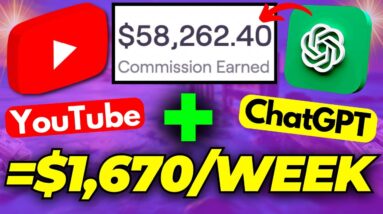 YouTube Affiliate Marketing + ChatGPT = $1670 a Week Even as a Beginner!